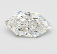 Diamant de laboratoire certifié IGI 7,03 carats, taille marquise hollandaise, couleur E, clarté VS1, coupe hexagonale, modèle IGI LG 833652713 ROYAL GEMS FOR JEW