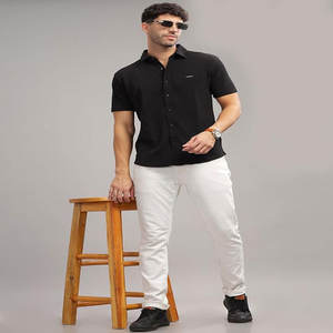 เสื้อฮาวายแขนสั้นของผู้ชายเสื้อพิมพ์ลายดิจิตอลทรงหลวมลำลองดีไซน์ใหม่ฤดูร้อน2024 - Product Image 1