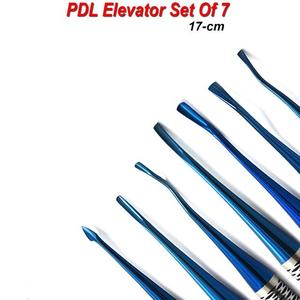 ชุดอุปกรณ์ยกฟัน PDL 7 ชิ้น สำหรับการถอนฟัน ศัลยกรรมช่องปาก เครื่องมือทันตกรรมแบบใช้มือ คุณภาพสำหรับการผ่าตัด พร้อมด้ามจับ ใช้งานได้ 3 ปี - Product Image 2
