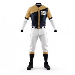 Custom <b>Baseball</b> Softball Jersey Uniform <b>Sets</b> Adult Men Short Sleeve V-neck Adjustable Strap Quick Dry Anti-Bacterial Breathable - Product Image 5