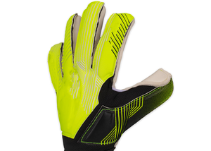Gants de gardien de but professionnels en cuir personnalisés avec logo en relief, fermeture auto-agrippante antidérapante, protection des doigts, qualité supérieure pour - Product Image 6