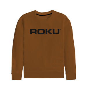 Sudadera de cuello redondo de algodón personalizada de alta calidad para hombre, Jersey OEM, Sudadera negra para correr en blanco de felpa teñida lisa, venta al por mayor - Product Image 1