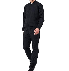 Traje deportivo con cremallera frontal para hombre, conjunto de 2 piezas para correr, chándal informal, rompevientos - Product Image 1