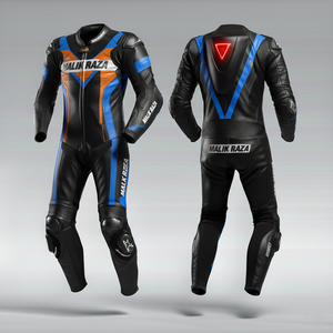 Traje de Motociclista de Cuero de 1 Pieza a la Moda |   Edición Élite 2026 |   Diseño Personalizado a Medida con Armadura de Nivel 2 - Product Image 2