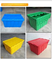 Panier de transport robuste pour équipement d'exploration minière, solution de stockage à haute capacité en plastique avec chariot