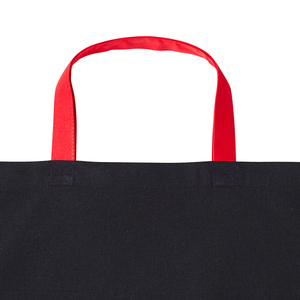 กระเป๋าผ้าแคนวาสพิมพ์ลายพร้อมหูหิ้วสั้น ออกแบบเองได้ ใช้ซ้ำได้ - Product Image 4