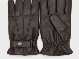 KADIA ถุงมือหนังแท้สำหรับผู้ชาย ระบายอากาศได้ดี สำหรับขับรถในฤดูหนาว หนังแกะแท้ รองรับหน้าจอสัมผัส - Product Image 3