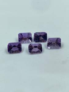 Piedra Preciosa de Amatista Natural, Corte Baguette Suelto, Alta Calidad, 8.69 Quilates, 7x9MM, Forma Rectangular para Joyería - Product Image 5