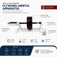 Appareil d'inertie à volant d'inertie |   Équipement de laboratoire de physique du mouvement rotatif |   Instrument éducatif pour l'expérimentation sur l'inertie
