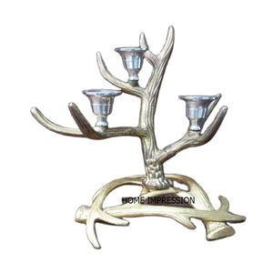 Nouvelle arrivée attarctive design moderne maison décorative dessus de table bois de cerf en gros bougeoirs en vrac - Product Image 1