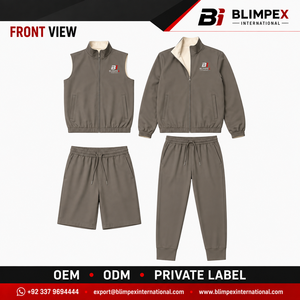 Chaqueta Deportiva de Invierno Unisex con Logotipo Personalizado OEM, Pantalones Deportivos, Pantalones Cortos, Poliéster, Elastano, Ropa Deportiva Informal - Product Image 3