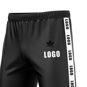 Ensemble de survêtement pour homme en polyester noir à séchage rapide, sweat-shirt à demi-zip à manches longues et pantalon de jogging, vêtements de sport décontractés pour l'automne - Product Image 6