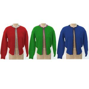 เสื้อคาร์ดิแกนถักสไตล์ชมรมนักศึกษาแบบขายส่ง พร้อมตัวอักษรกรีก เสื้อสเวตเตอร์สั่งทำพิเศษสำหรับมหาวิทยาลัย - Product Image 2