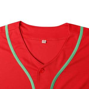 Reasonable Price Low MOQ Crew Neck Baseball Jersey Teamwear Uniform High Quality Sportswear Baseball Jersey For Men - Product Image 3