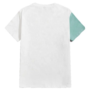 Maillot de corps multicolore à manches courtes et col rond, en coton, décontracté, Slim, basique, pour hommes, jusqu'au grande taille, OEM, 2020 - Product Image 5