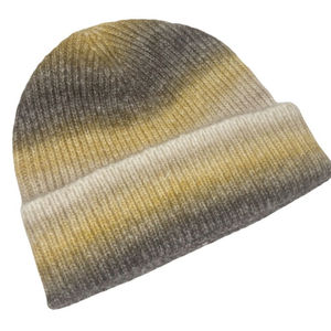 Gorro de Punto Acrílico Unisex con Diseño de Bloques de Color, Gorro Casual de Invierno, Talla Adulto 56-58CM - Product Image 2