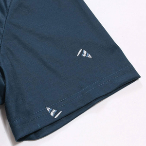 Camiseta de Hombre de Alta Calidad, Diseño Moderno, Estilo Urbano, Corte Ajustado, con Bolsillo, Transpirable, de Algodón y Elastano, Antiarrugas - Product Image 5