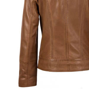 Chaquetas de Cuero Tejidas para Mujer con Logotipo Personalizado, MOQ Bajo, Calidad Premium, Resistentes al Viento, Ecológicas, Casuales y Elegantes, Nuevas - Product Image 6