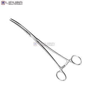 Pinzas Quirúrgicas Premium Crafoord para Cirugías Pulmonares, 24 cm, Pinza Curva Torácica para Bronquios, Manual, Estándar de Seguridad, Certificación MOL - Product Image 6