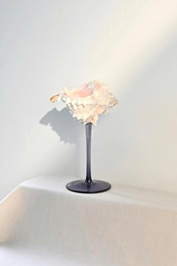 Verres à vin personnalisés en forme de coquillage, verres à martini en forme de coquillage, cadeaux personnalisés pour mariage, demoiselles d'honneur, fête de mariage, gobelets - Product Image 2