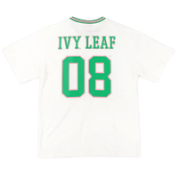 Maillot de football en chenille pour femme, vert ivoire, à manches courtes, col en V, décontracté, avec diamants, idéal pour l'été