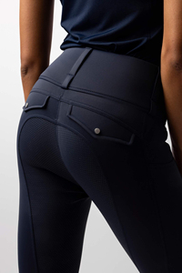 REEDS Women Jodhpurs Breeches High Waist <b>Equestrian</b> Pants Horse Riding Tights Full Seat Knee Patch Custom Stretch Spandex - Product Image 4