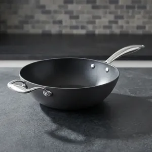 Best Quality 24cm <b>Cast</b> Iron Frypan Non Stick Nitrile Series Durable Cooking <b>Pan</b> for Gas Induction Home Kitchen and Commercial - Product Image 4
