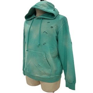 Sweat-shirts à capuche personnalisés, nouvelle arrivée, effet délavé au soleil, sweat-shirts à capuche pour hommes, 100% coton respirant, lavage à l'acide, sweat-shirts à capuche délavés - Product Image 3