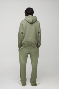 Lightweight Cotton <b>Flare</b> Pants for <b>Men</b> Casual Plain Sweatpants Streetwear <b>Men's</b> Pants Washed Running Wear with <b>Flare</b> Detail - Product Image 2