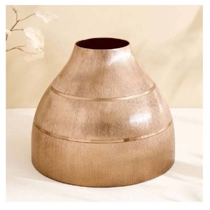 Jarrón Decorativo de Aluminio de Diseño Moderno para Sala de Estar, Dormitorio, Estantes, Mesas, Decoración del Hogar, 21 cm x 39 cm, Venta al por Mayor - Product Image 6