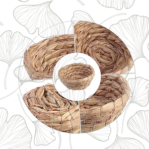 Amazon Meilleure vente Nid d'oiseau en bambou Nid d'oiseau comestible et petit animal de compagnie Jouet à mâcher Accessoires pour cage à oiseaux - Product Image 4