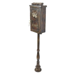 Antique <b>Post</b> <b>Box</b> With Stand Ground Mount Garden Farmhouse Decorative Pillar Handmade Vintage Letter <b>Box</b> Wholesale Price - Product Image 2