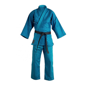 Kimono de Jiu Jitsu Brasileño BJJ 100% Algodón Blanco Corte Holgado con Logotipo Frontal 480g Transpirable para Hombres Adultos - Product Image 1