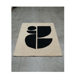 Modern Look Large Fluffy Wool Anti-Slip Handmade Area <b>Rugs</b> and Sets for Living Room Bedroom Factory Direct Sales - Product Image 1