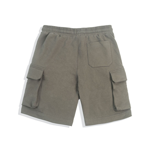 Short cargo mi-long pour homme, taille élastique, séchage rapide, style décontracté streetwear, idéal pour l'entraînement - Product Image 5