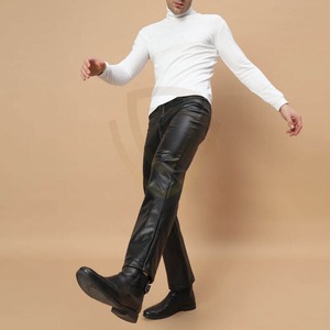 Pantalones de Cuero Genuino Premium para Hombre 2026, Cintura Elástica, Elegantes y a la Moda - Product Image 2