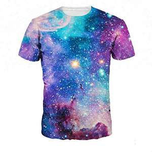 เสื้อยืดโอเวอร์ไซส์ US สำหรับผู้ชายและผู้หญิง พิมพ์ลายดิจิทัล สีพื้น ย้อมสี  รับพิมพ์ลายตามสั่ง โพลีเอสเตอร์ แขนสั้น แห้งเร็ว เสื้อเปล่า - Product Image 1