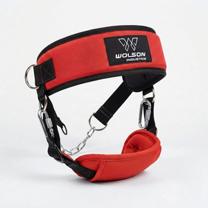 Harnais de Tête Confortable en Néoprène Rembourré pour l'Entraînement des Muscles du Cou, Sangle de Fitness Durable et Réglable avec Fermeture Auto-agrippante - Product Image 1