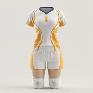 Uniforme de Voleibol para Mujer, 100% Poliéster, Sublimado, Uniformes de Tenis y Voleibol, Conjunto de Uniformes Profesionales de Voleibol - Product Image 1