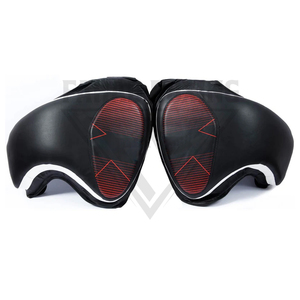 Red And Black Color Newest High-Visibility Target Training Gear Heavy-Duty Martial Arts Customizable Boxing Thigh Protector - Product Image 1
