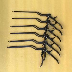 Juego de 6 piezas de rongeurs óseos tipo bayoneta Kerrison de Azicon, de acero inoxidable, para cirugía de columna, laminectomía, descompresión, pinzas perforadoras - Product Image 4
