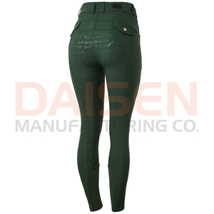 Leggings d'équitation pour femmes, taille haute, avec grip en silicone, extensibles, confortables, pour l'entraînement et l'équitation - Product Image 4