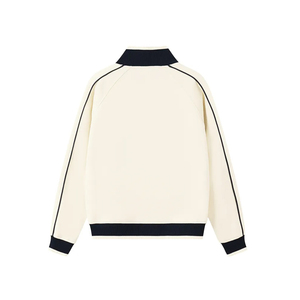 Standup Collar Double <b>Zipper</b> Sweatshirt Autumn and Winter Couple <b>Cardigan</b> Casual Jacket <b>Men</b> & Women Custom 3D Embroidery Logo - Product Image 2