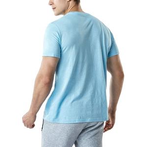 100% coton Sublimation personnalisée Slim Fit T-shirt pour homme Vêtement teint avec logo imprimé - Product Image 2
