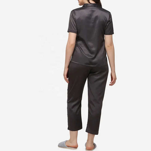 Ropa de Dormir para Mujer, Conjunto de 2 Piezas, Ropa de Noche/Traje de Alta Calidad, Ropa de Casa, Conjunto de Pijama de Seda - Product Image 5