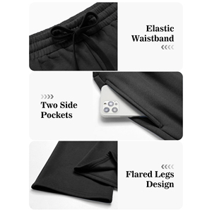 Nouveau style tendance : Pantalon de survêtement décontracté en laine pour homme, taille haute avec cordon de serrage, service OEM personnalisé - Product Image 6