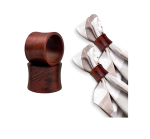 Wood Napkin Rings Premium Home Wedding <b>Party</b> <b>Table</b> Decoration Accessories Durable Modern Design Design In Hot Sale - Product Image 4