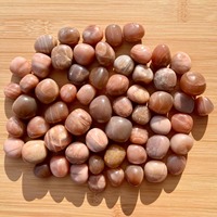 Pierres Roulées en Pierre de Lune Pêche Naturelle Polie 15-30mm en Gros, Gemmes de Guérison, Cristaux Reiki, Thème Amour