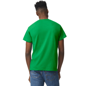 เสื้อยืดผู้ชายสีเขียวไอริชสำหรับผู้ใหญ่ ผ้าฝ้ายพรีเมียม คอกลม แขนสั้น สไตล์ลำลอง เสื้อเปล่าสำหรับสกรีนโลโก้ สำหรับขายส่งเสื้อผ้า - Product Image 3