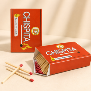 Cerillas de Seguridad Ecológicas de Primera Calidad para Cocina, Impresión Personalizada, 100 Unidades por Caja, Empaque de Cartón Resistente - Product Image 4